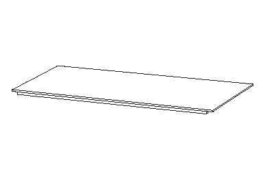 Mojo bordplade højseng for 200 cm